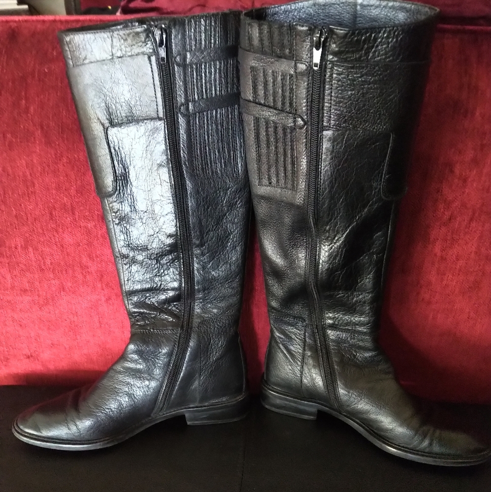 DKNY Martha Saddle Calf Boots